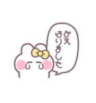 笑顔のうしゃぎ！！ 黄色（個別スタンプ：4）