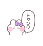 笑顔のうしゃぎ！！ 紫色（個別スタンプ：2）