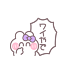 笑顔のうしゃぎ！！ 紫色（個別スタンプ：8）