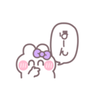 笑顔のうしゃぎ！！ 紫色（個別スタンプ：38）