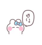 笑顔のうしゃぎ！！ 水色（個別スタンプ：1）