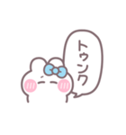 笑顔のうしゃぎ！！ 水色（個別スタンプ：2）