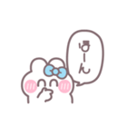 笑顔のうしゃぎ！！ 水色（個別スタンプ：38）