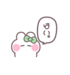 笑顔のうしゃぎ！！ 緑色（個別スタンプ：1）