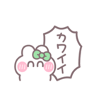 笑顔のうしゃぎ！！ 緑色（個別スタンプ：5）