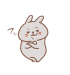 自由なうさぎ usamusiのスタンプ23（個別スタンプ：7）