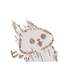 自由なうさぎ usamusiのスタンプ23（個別スタンプ：35）