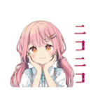 ふんわりかわいい女の子のカフェ時間（個別スタンプ：18）