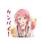 ふんわりかわいい女の子のカフェ時間（個別スタンプ：29）