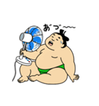 動くおすもうちゃん【アツい日も使える】（個別スタンプ：5）