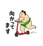 動くおすもうちゃん【アツい日も使える】（個別スタンプ：18）