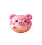 いちご味のぶた自前の甘さ（個別スタンプ：22）