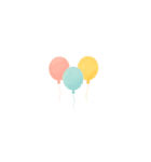 誕生日ー（個別スタンプ：7）