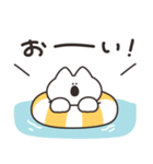 夏を過ごすねこ リメイク版（個別スタンプ：4）