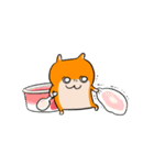 夏だ！クソハム＆コビハムちゃん（中国語）（個別スタンプ：15）
