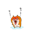 夏だ！クソハム＆コビハムちゃん（個別スタンプ：21）