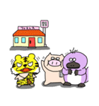 ブタきんぐとチキぱん  新キャラ登場！（個別スタンプ：37）
