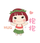小さい女の子ルベスちゃん 12 夏の日（個別スタンプ：3）