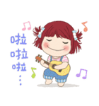 小さい女の子ルベスちゃん 12 夏の日（個別スタンプ：25）