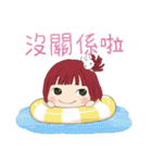 小さい女の子ルベスちゃん 12 夏の日（個別スタンプ：27）