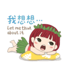 小さい女の子ルベスちゃん 12 夏の日（個別スタンプ：36）