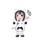 様々な系統の女の子のスタンプ（個別スタンプ：3）