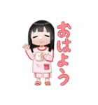 様々な系統の女の子のスタンプ（個別スタンプ：7）