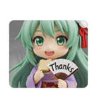 精霊みなみちゃんは助けられたい（個別スタンプ：1）