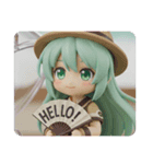 いっぱい肯定みなみちゃんカプセルトイ（個別スタンプ：3）