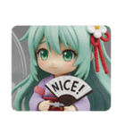 いっぱい肯定みなみちゃんカプセルトイ（個別スタンプ：4）