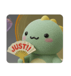 もふもふきょうりゅうカプセルトイ(四角型)（個別スタンプ：2）