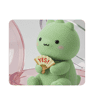 もふもふきょうりゅうカプセルトイ(四角型)（個別スタンプ：8）