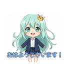 敬語のみなみちゃんLINEスタンプ（個別スタンプ：2）