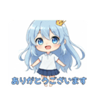 敬語のみなみちゃんLINEスタンプ（個別スタンプ：3）
