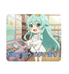 敬語のみなみちゃんLINEスタンプ（個別スタンプ：6）