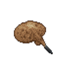 海洋生物たちのドット絵（個別スタンプ：1）