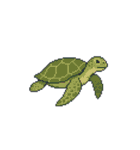 海洋生物たちのドット絵（個別スタンプ：24）