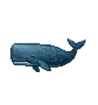 海洋生物たちのドット絵（個別スタンプ：28）