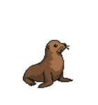 海洋生物たちのドット絵（個別スタンプ：29）