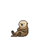 海洋生物たちのドット絵（個別スタンプ：31）