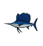 海洋生物たちのドット絵（個別スタンプ：34）