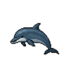 海洋生物たちのドット絵（個別スタンプ：35）