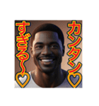 ※天才アピールする‼︎ゲイの黒人（個別スタンプ：16）