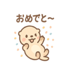 ぼんやりカワウソのまったり日和（個別スタンプ：10）