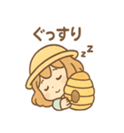 はちみつガールのほのぼの蜜日和（個別スタンプ：17）