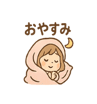 もこもこパジャマうさぎガール（個別スタンプ：9）