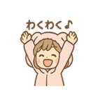 もこもこパジャマうさぎガール（個別スタンプ：24）