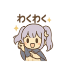 星空ガールのルナ見参（個別スタンプ：3）