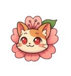 桜にゃん④表情（個別スタンプ：1）