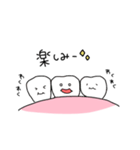 ゆるい歯たちの日常。（個別スタンプ：35）